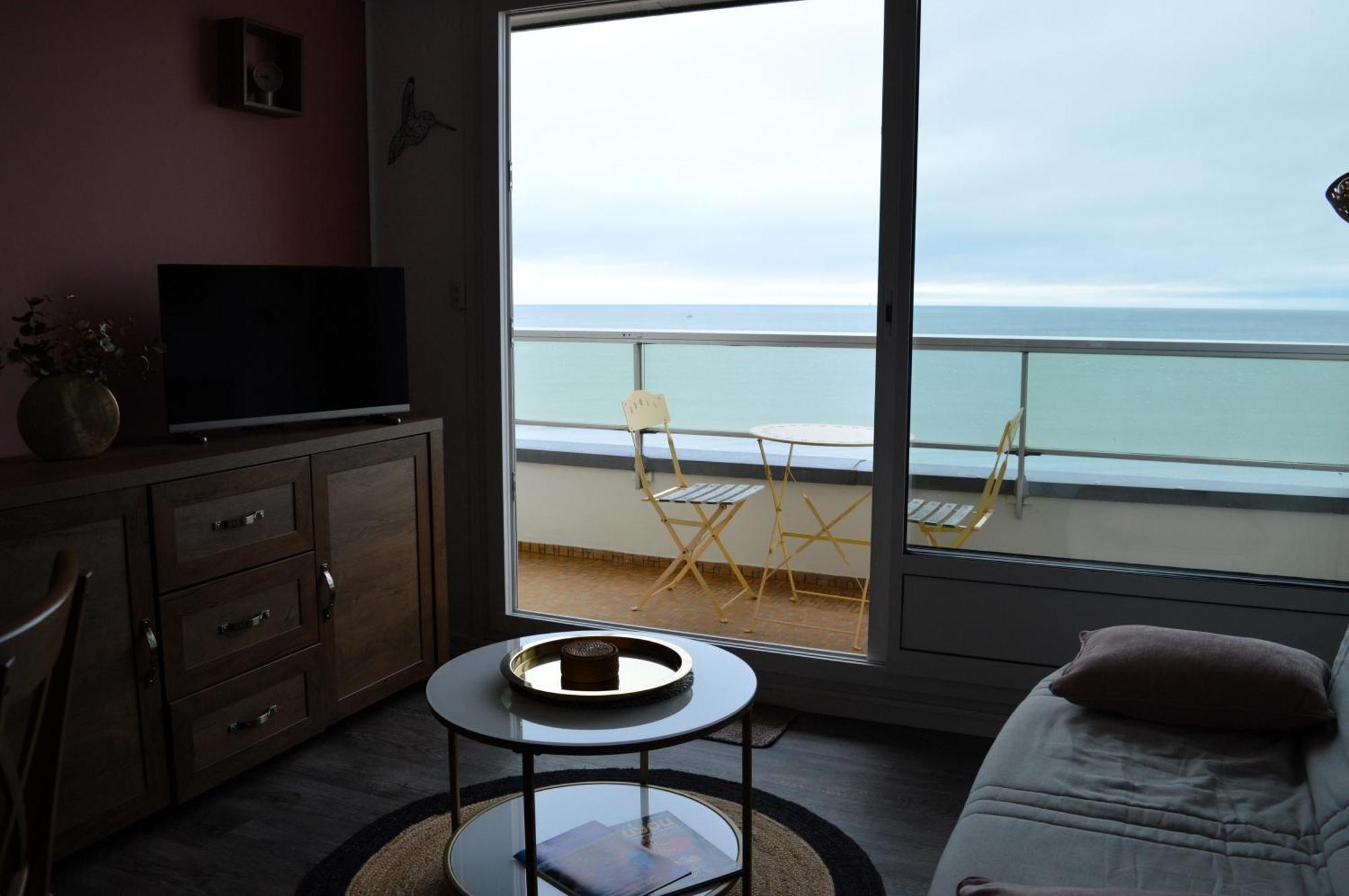 L'Esperluette - Magnifique Vue Mer Et Balcon Courseulles-sur-Mer Eksteriør billede